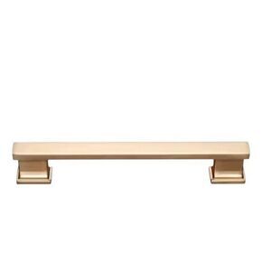 Sapphire Hexa Series 5 in. (128 mm) Center-to-Center Modern Gold Cabinet Handle/